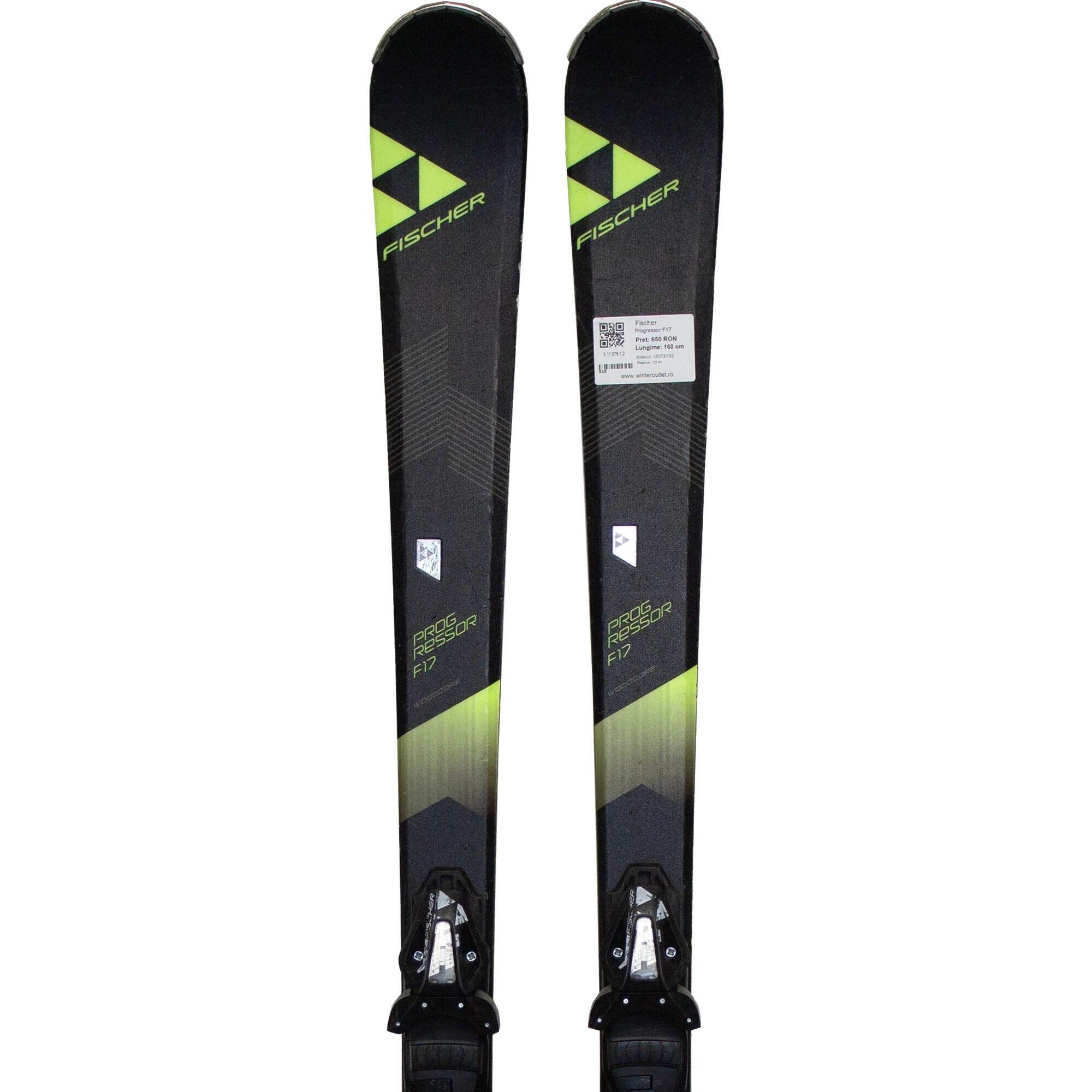 Używane narty - FISCHER Progressor F17, 167 cm, stan dobry