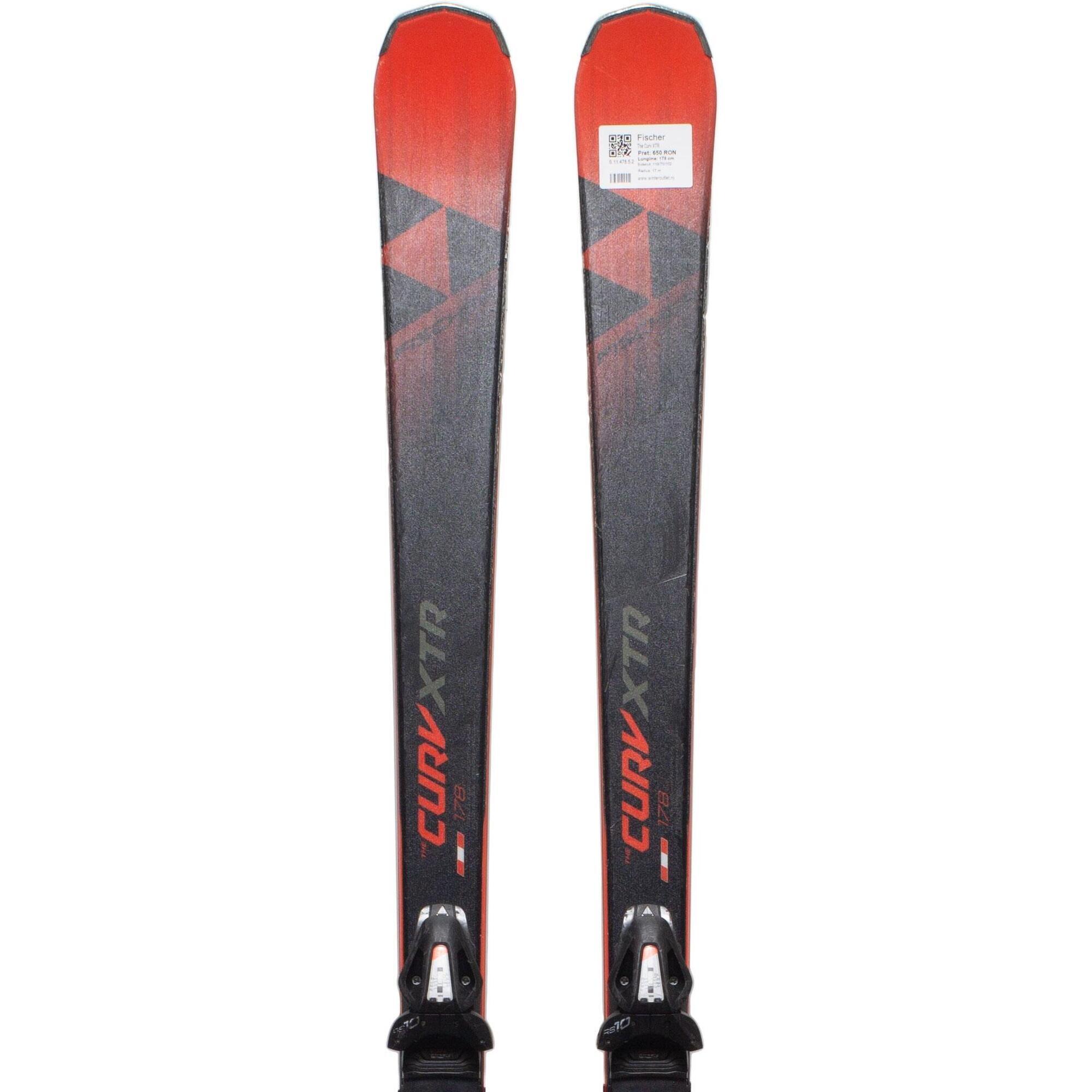 FISCHER 2ND LIFE - FISCHER The Curv XTR, 178 cm, Dobrý stav