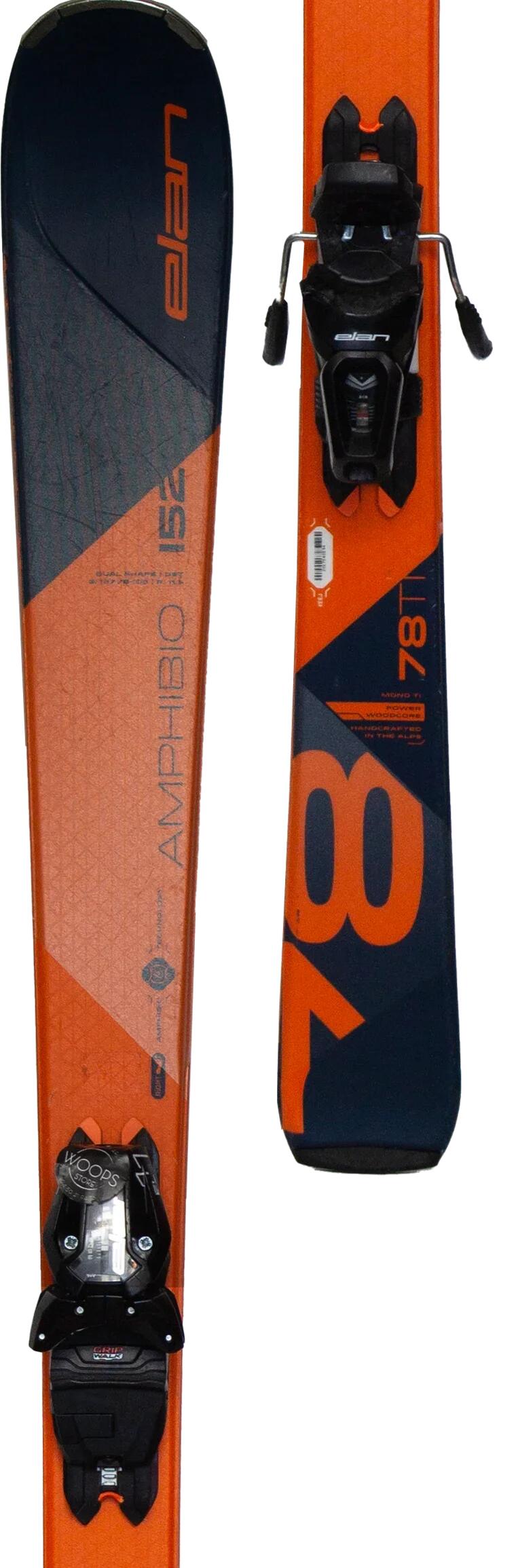 Ski occasion Elan Amphibio 76 + fixations