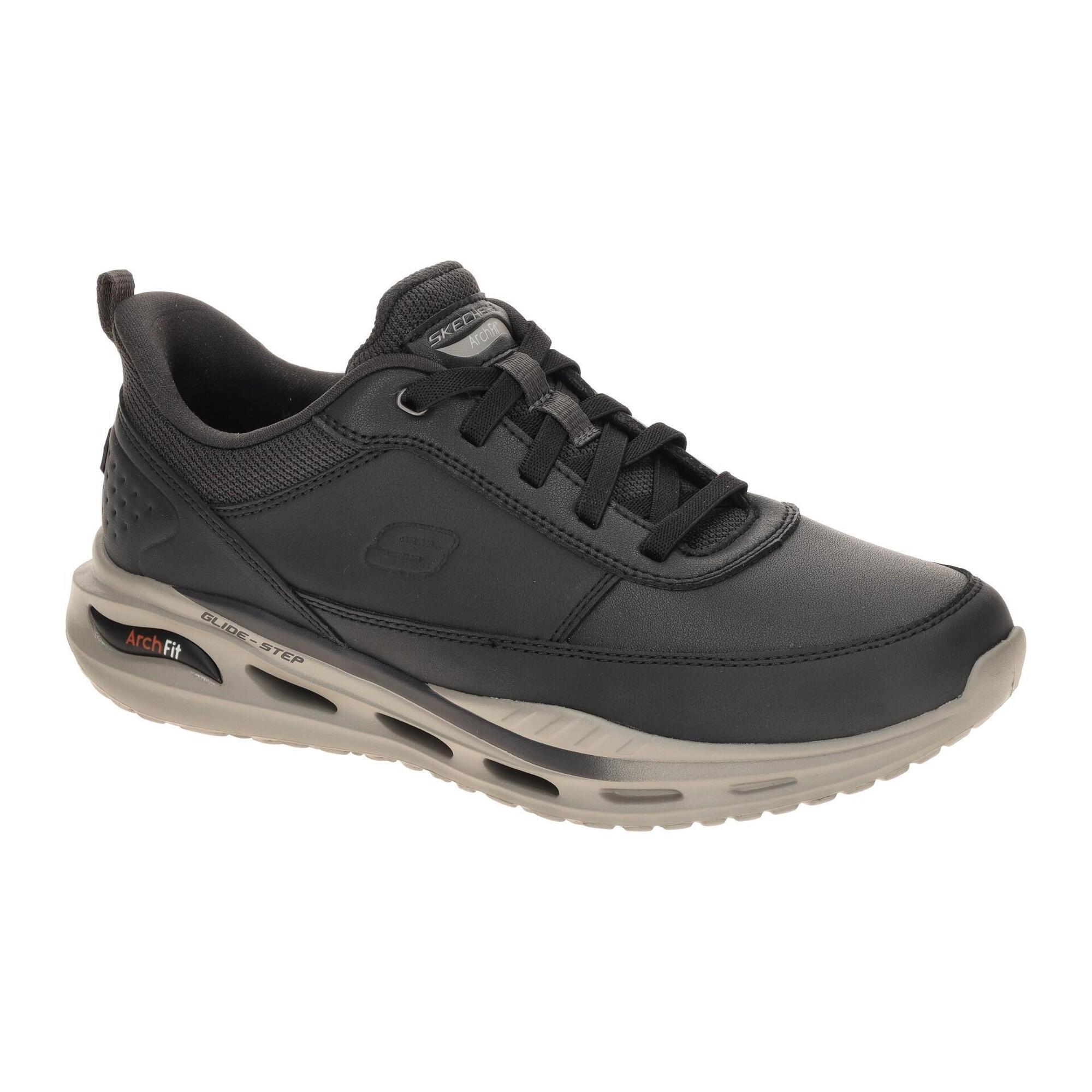 Skechers - Baskets Skechers Modèle Arch Fit Orvan - Moxley Couleur Noir - Baskets - Noir - Decathlon