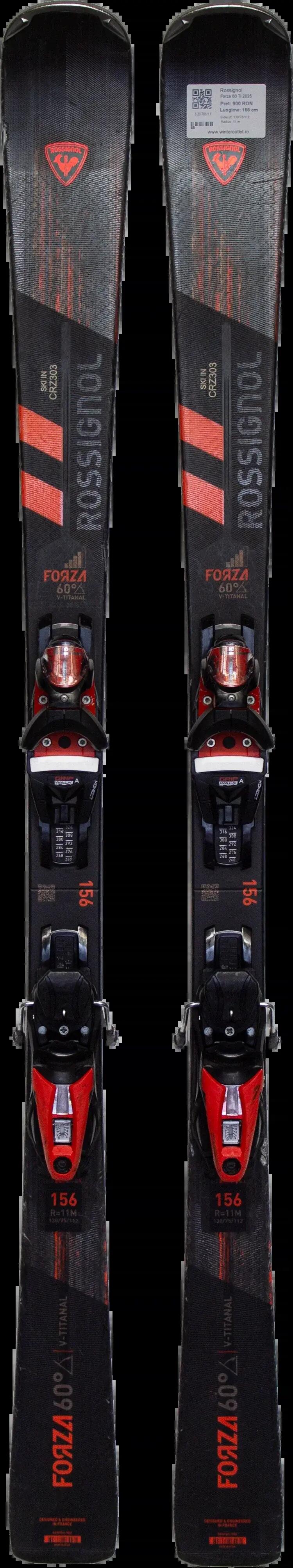 Gebrauchte Ski - ROSSIGNOL Forza 60 Ti 2025, 171 cm, Guter Zustand 3/5