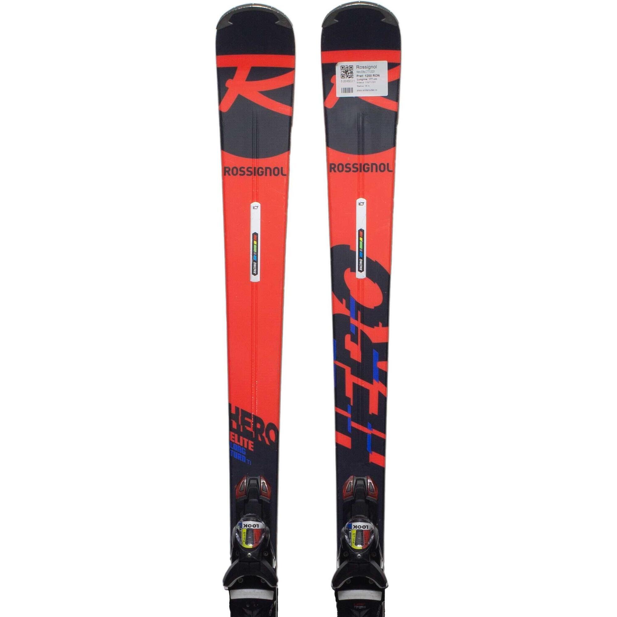 Używane narty - ROSSIGNOL Hero Elite LT TI 2021, 172 cm, stan bardzo dobry