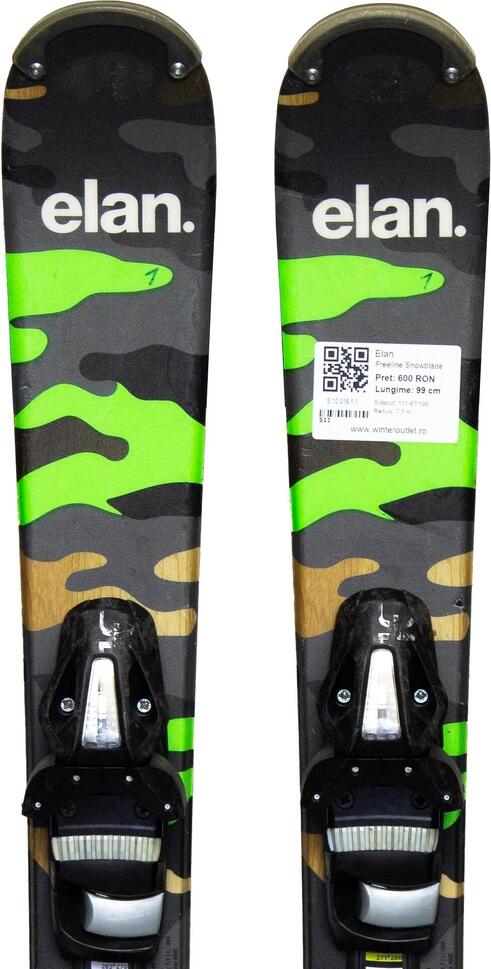 Second Life- Narty ELAN Freeline Snowblade, 99 cm- Stan bardzo dobry