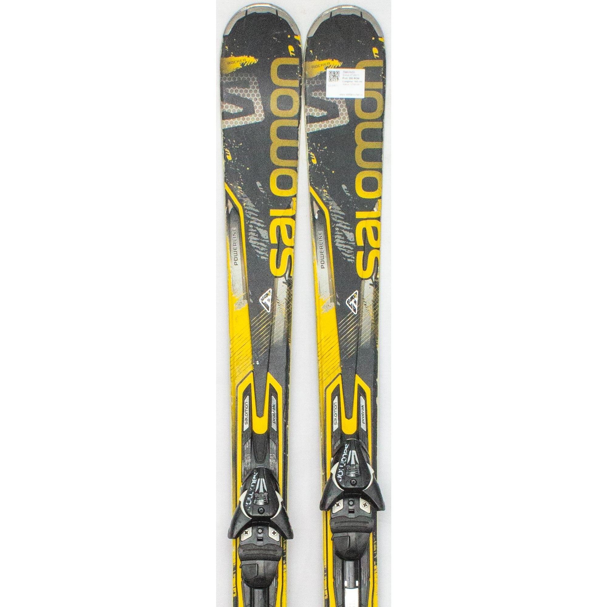 Używane narty - SALOMON Enduro XT 850 Ti, 163 cm, stan dobry