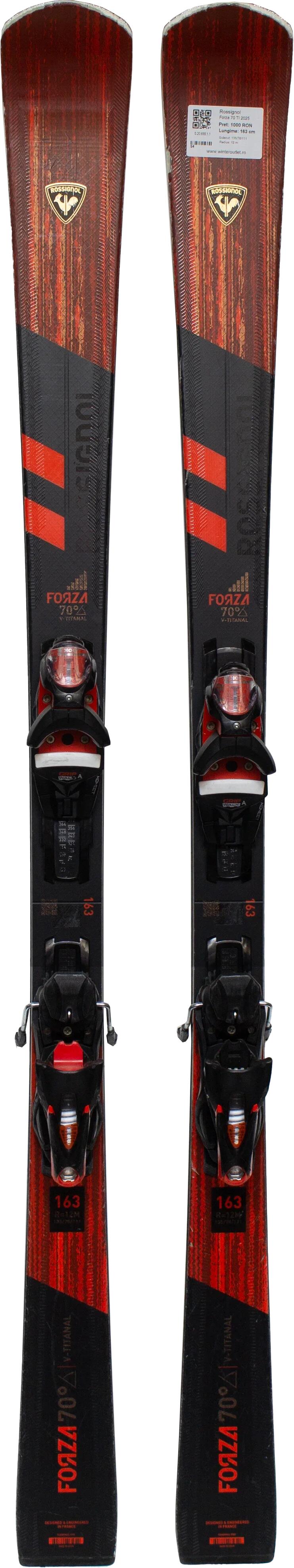 Gebrauchte Ski - ROSSIGNOL Forza 70 TI 2025, 163 cm, Guter Zustand 3/5