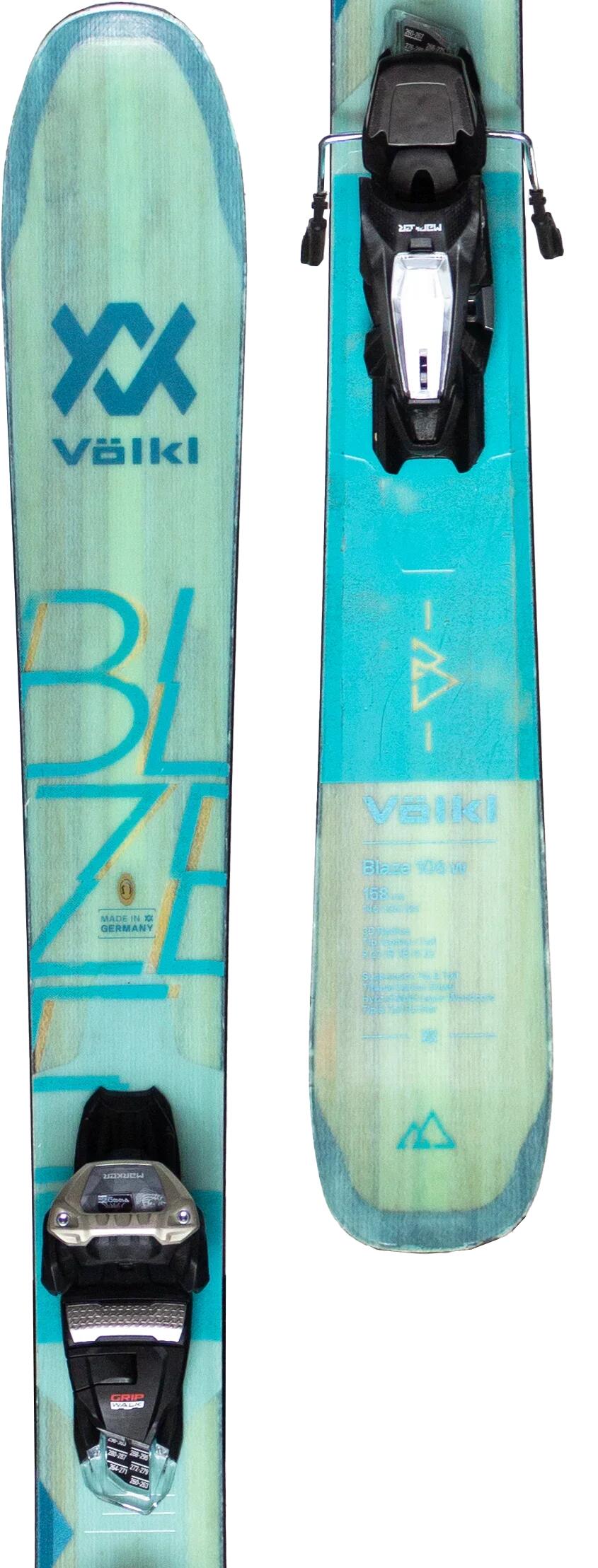 Second Life- Narty VOLKL Blaze 106 Wide 2023 TEST, 158 cm- Stan idealny 4/5