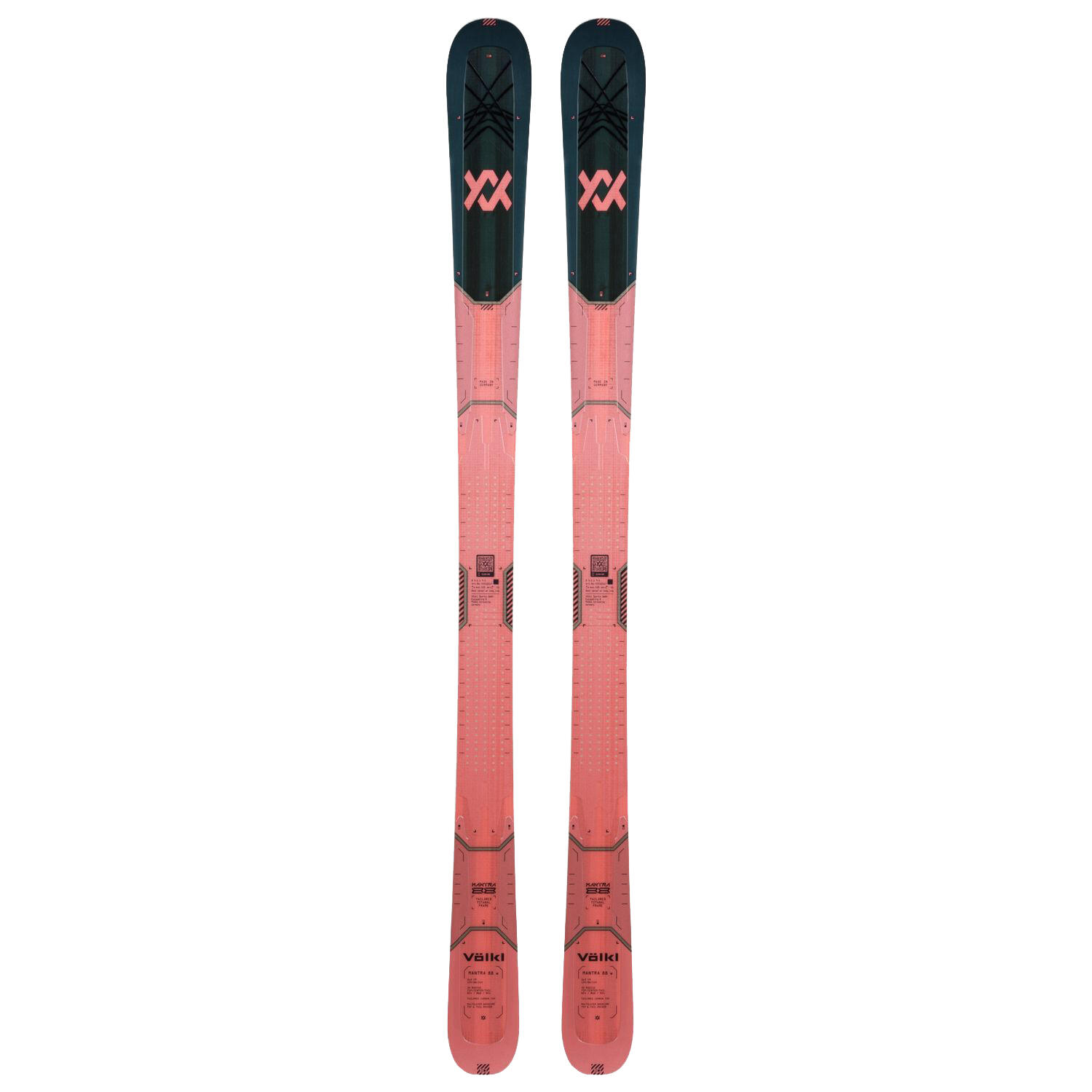 Völkl - Skis Sans Fixations Mantra 88 W Femme - Skis - Rouge - 156 Cm - Decathlon