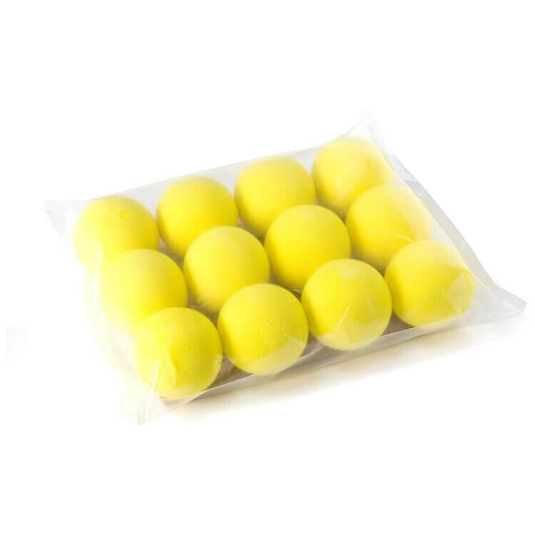 Foam Bolas de golfe Yellow Practice interior e exterior Bola de golfe 12 Pack 2/2