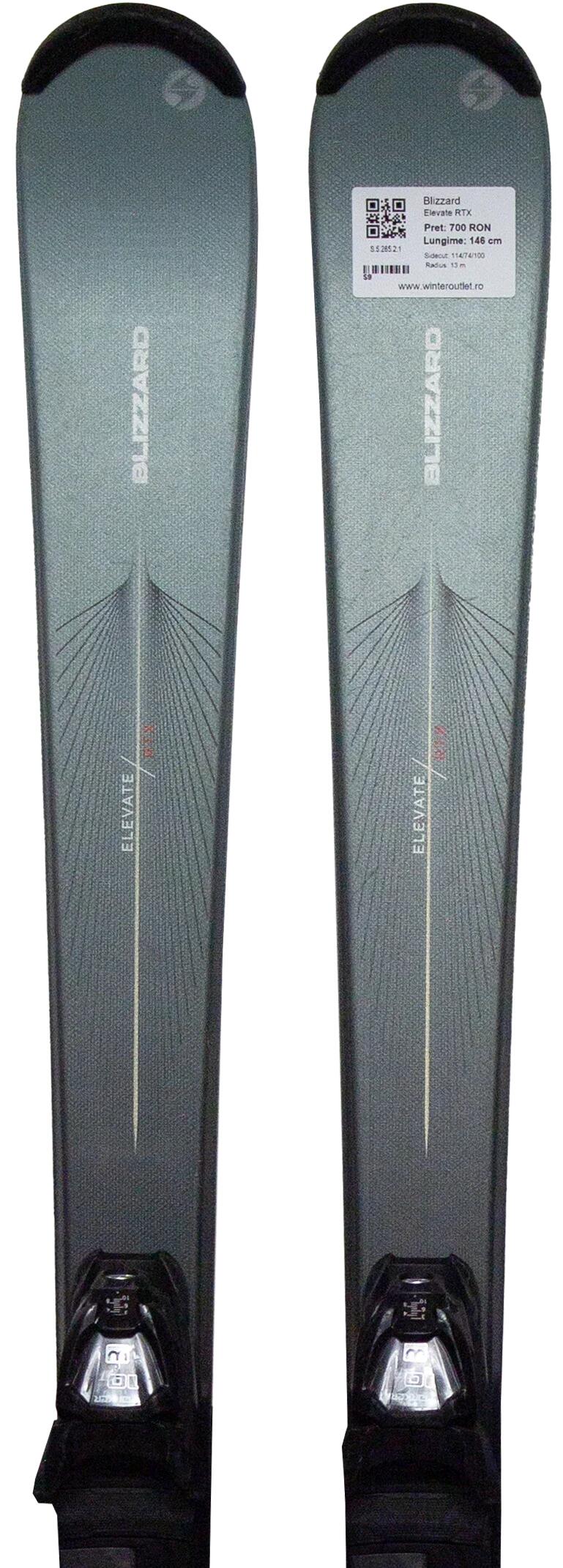 BLIZZARD Skis d'occasion - BLIZZARD Elevate RTX, 139 cm, Très bon état