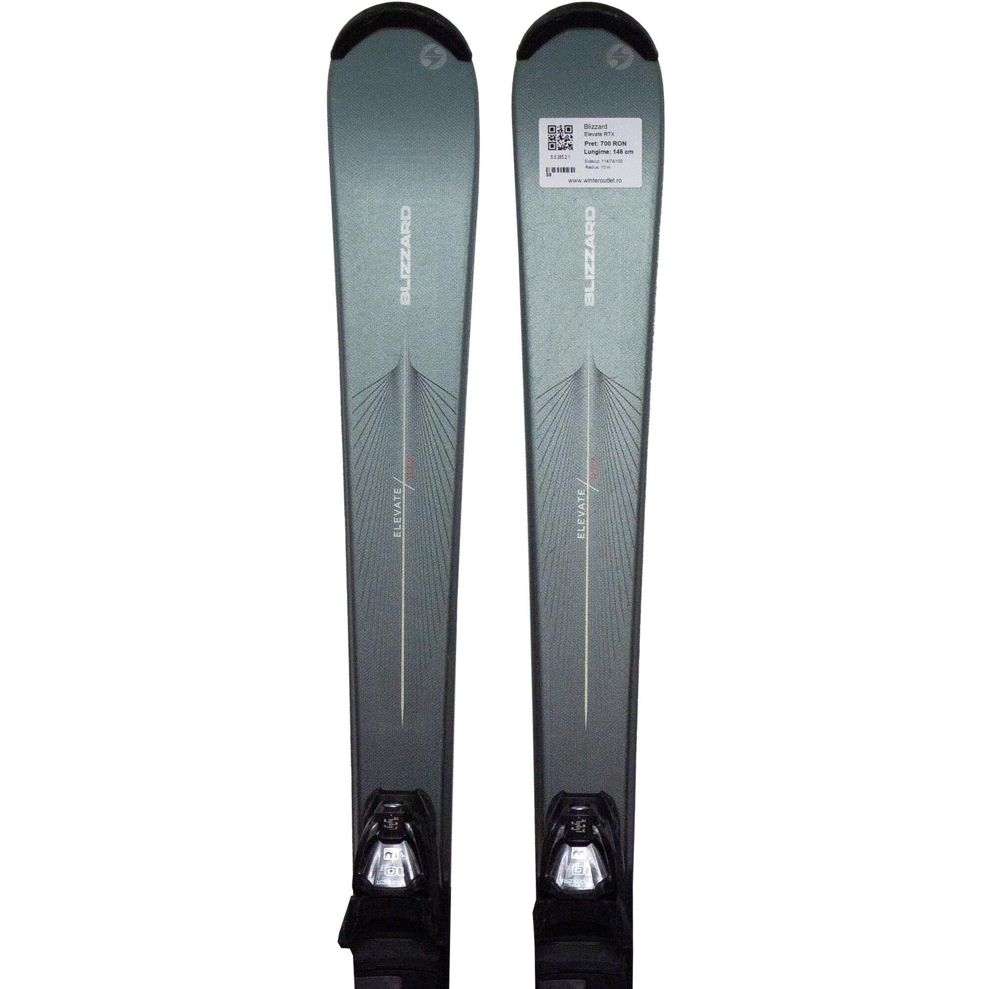 Używane narty - BLIZZARD Elevate RTX, 146 cm, stan bardzo dobry