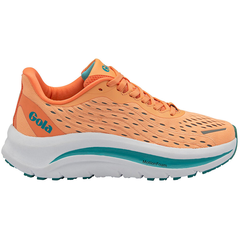 Women's Alzir Speed Marine Coral/Aqua Running Trainers GOLA
