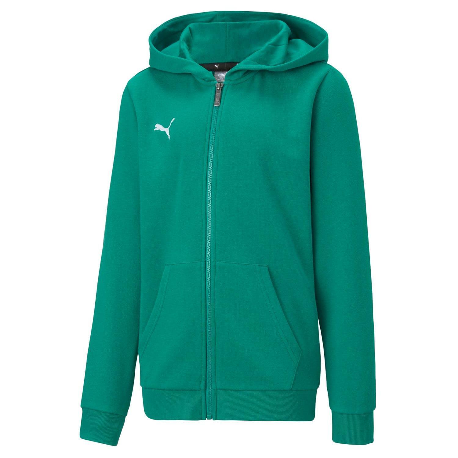 PUMA Mens TeamGoal 23 Casuals Hooded Jacket (Green)