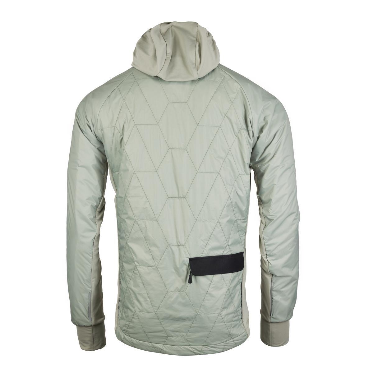 Wattierte Hybridjacke - Fahrrad - Herren - P-Macro - light oliv 2/5
