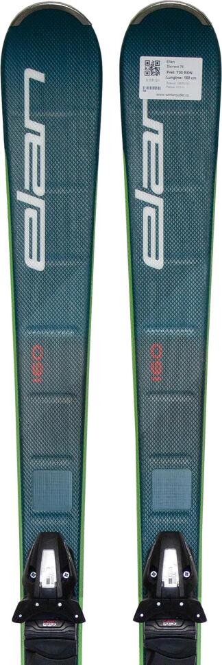 Używane narty - ELAN Element 76, 160 cm, stan bardzo dobry