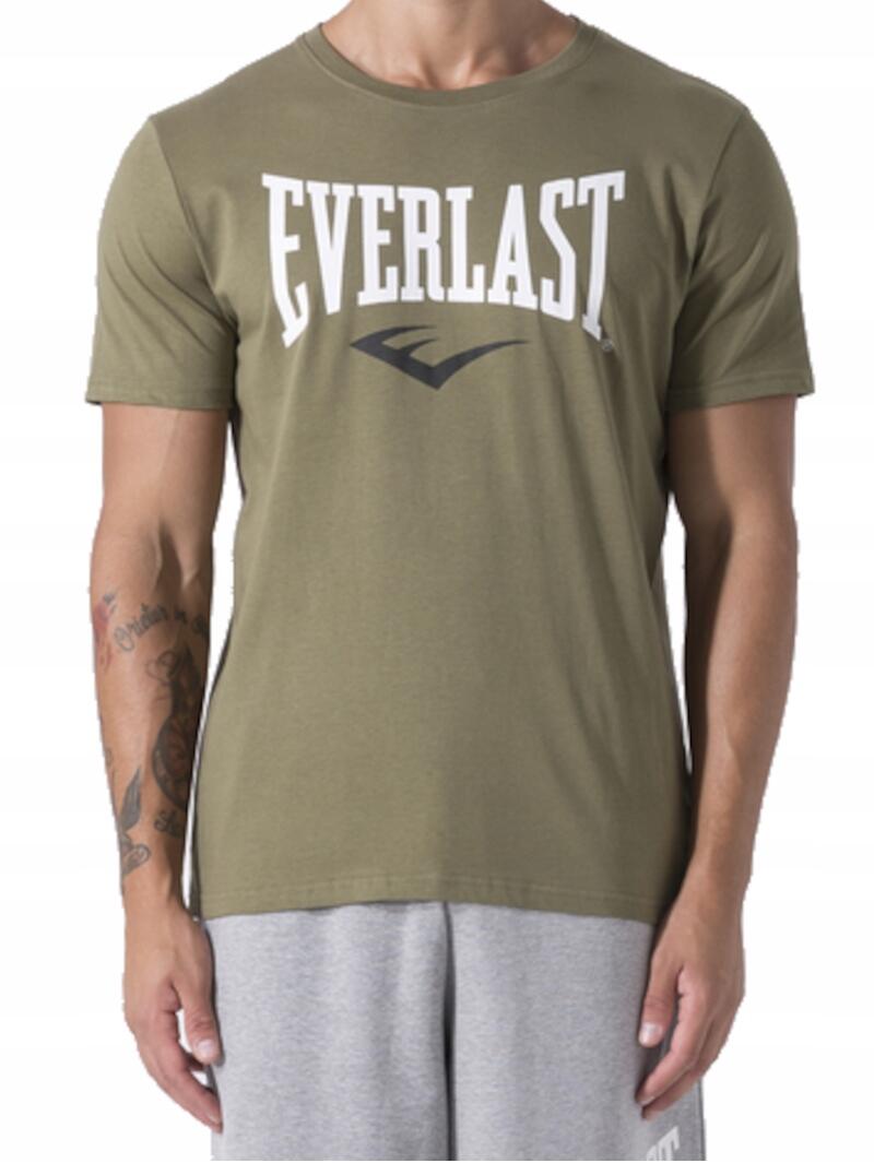 KOSZULKA męska EVERLAST 37M290J86-9700 t-shirt sportowa khaki bawełniana L 3/6