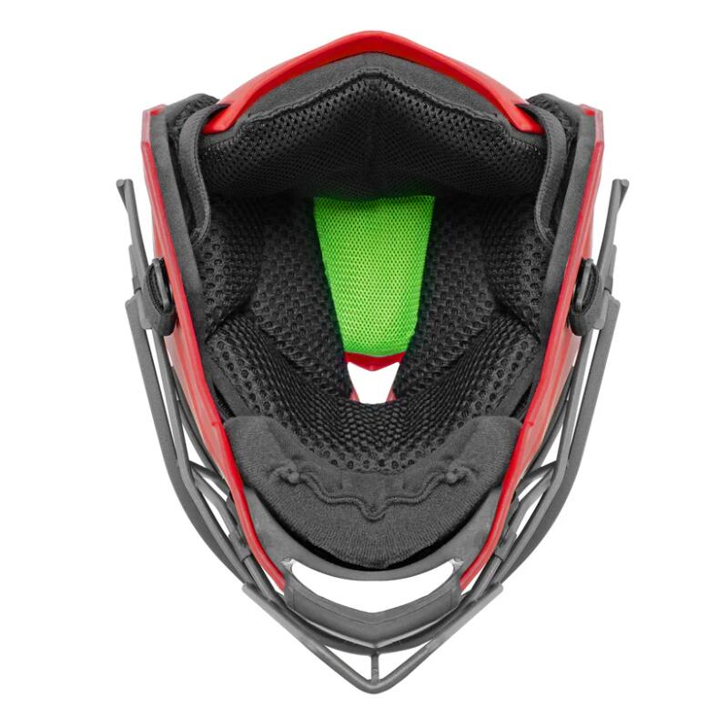 All Star MVP-5-M Matte MVP Pro Baseball Catcher Helmet | L Color Scarlet 3/5