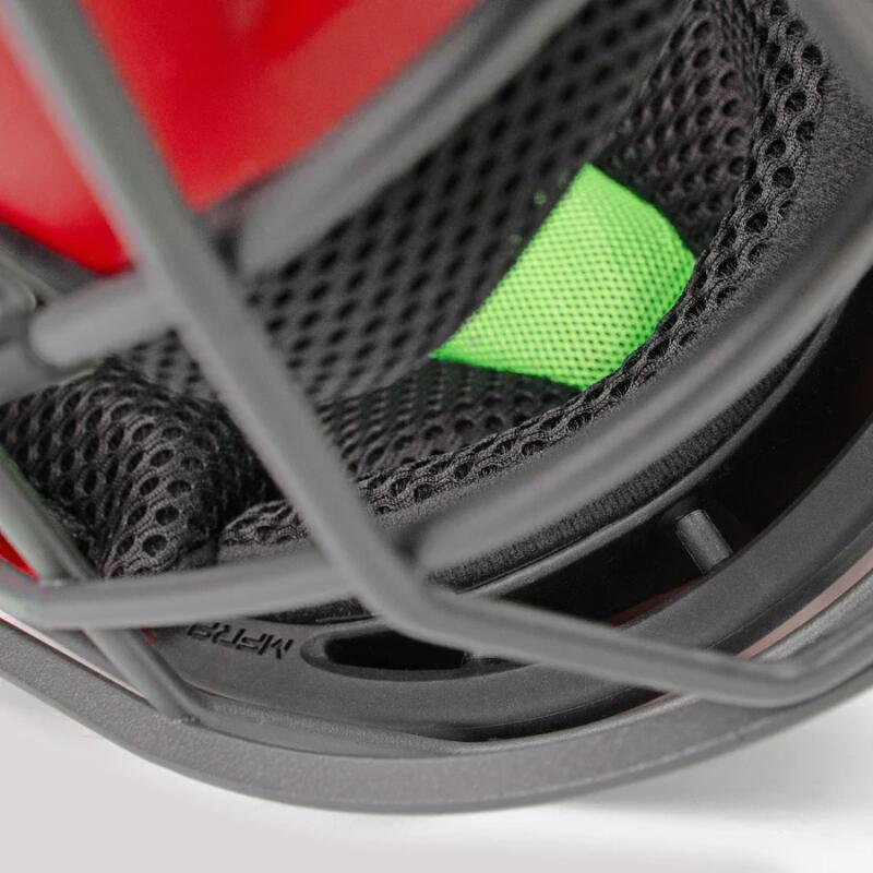 All Star MVP-5-M Matte MVP Pro Baseball Catcher Helmet | L Color Scarlet 4/5