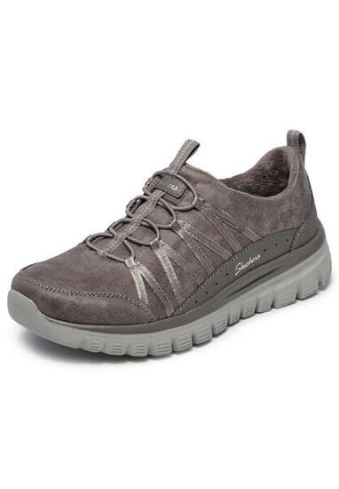 Zapatillas Mujer Skechers Graceful-cozy Hug Marrón