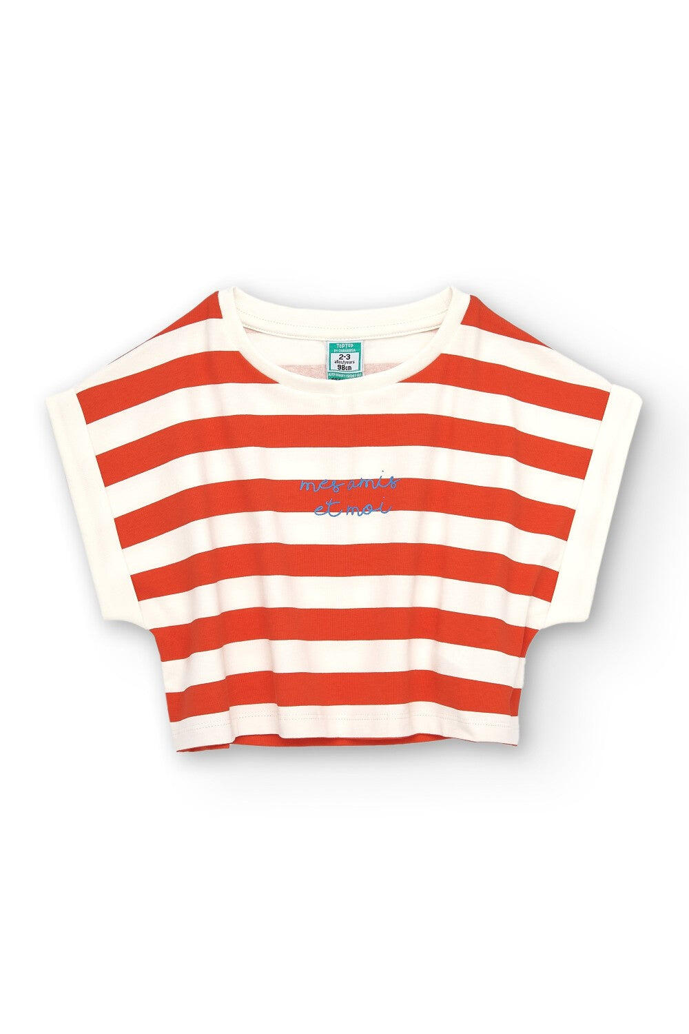 Camiseta de niña de rayas 2/4