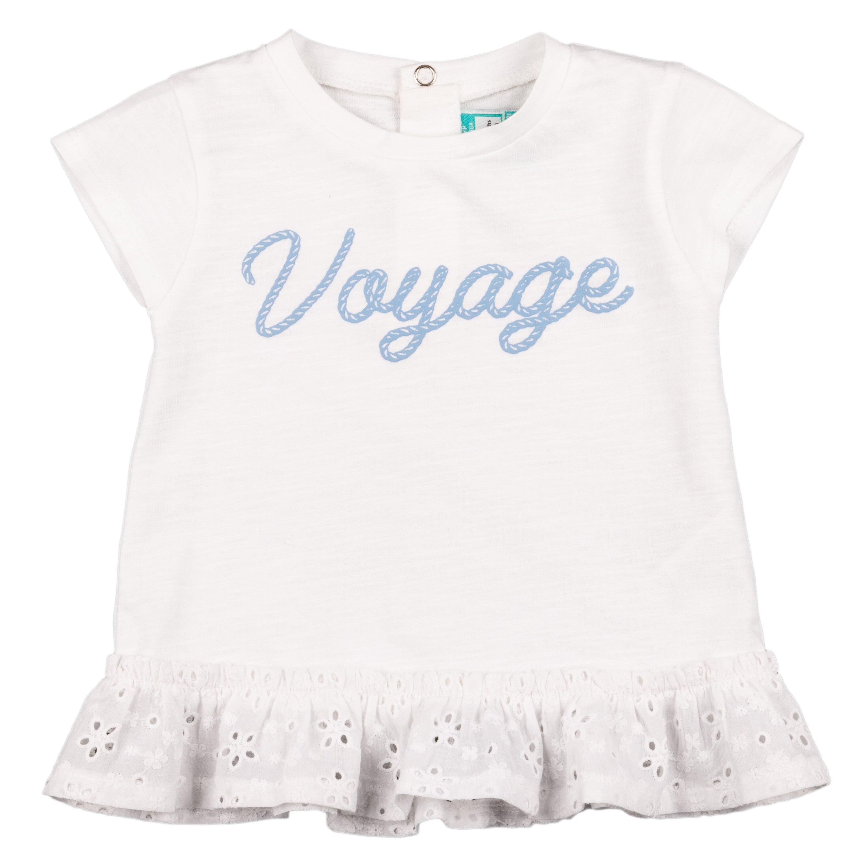 Camiseta de bebé color blanco 3/5