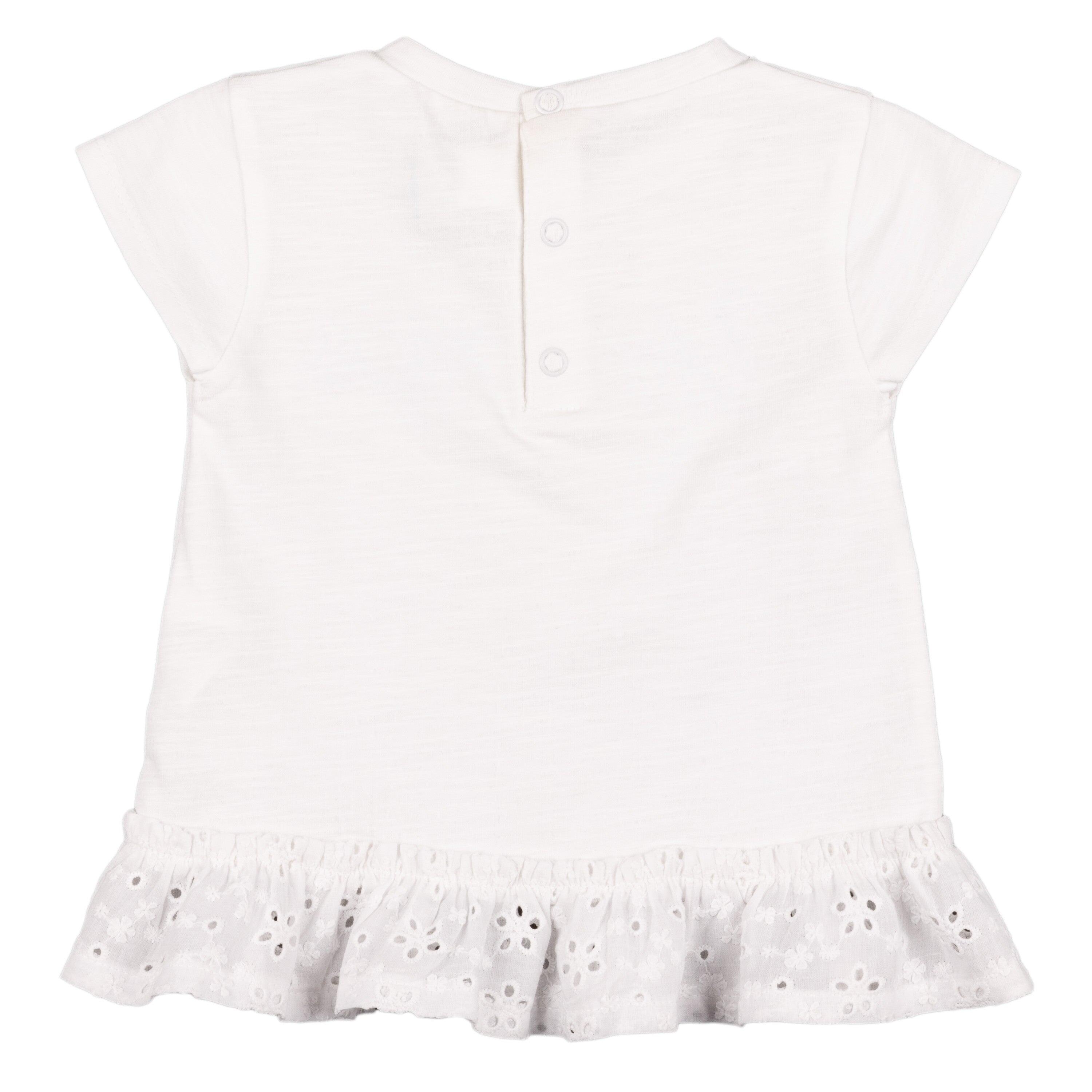 Camiseta de bebé color blanco 5/5