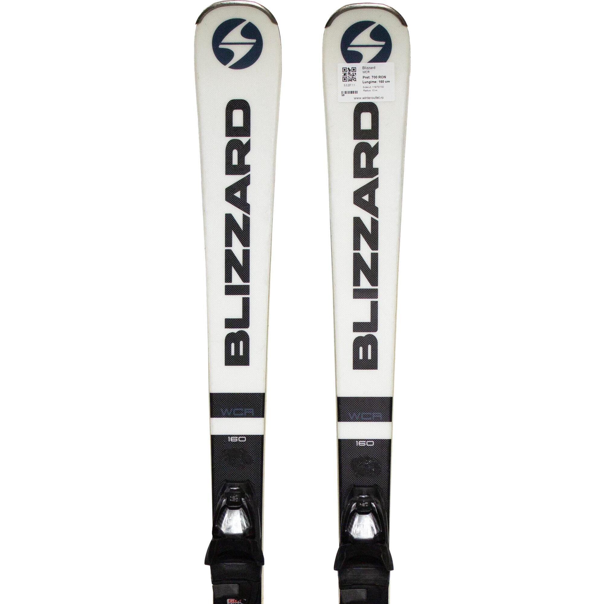 Używane narty - BLIZZARD WCR, 160 cm, stan bardzo dobry