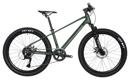 VTT Semi-Rigide Enfant Scamp HighFox Shimano Tourney 8V 24'' Vert Kaki