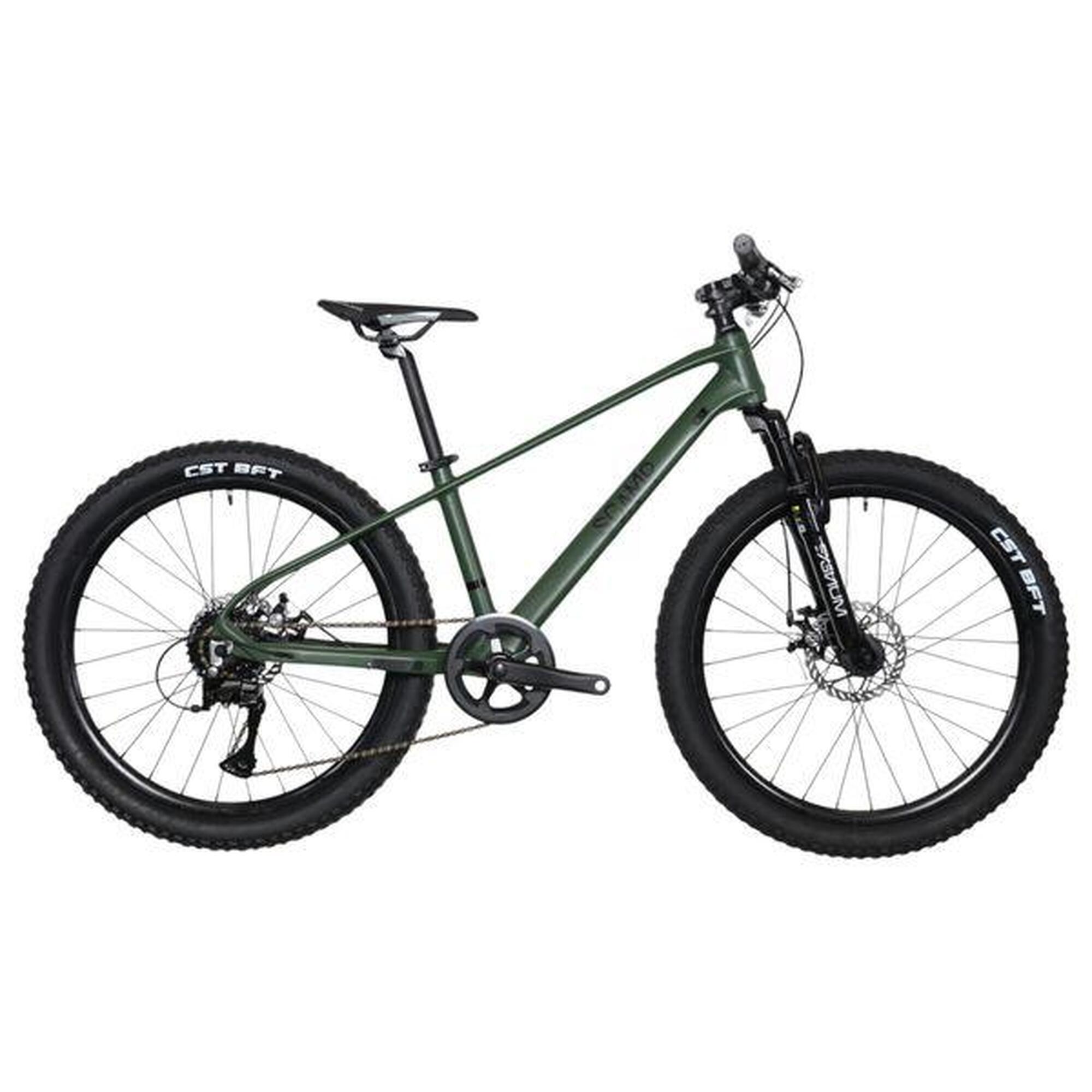 Scamp - Vtt Semi-rigide Enfant Scamp Highfox Shimano Tourney 8v 24'' Vert Kaki - Vélo Enfant - Vert - Decathlon