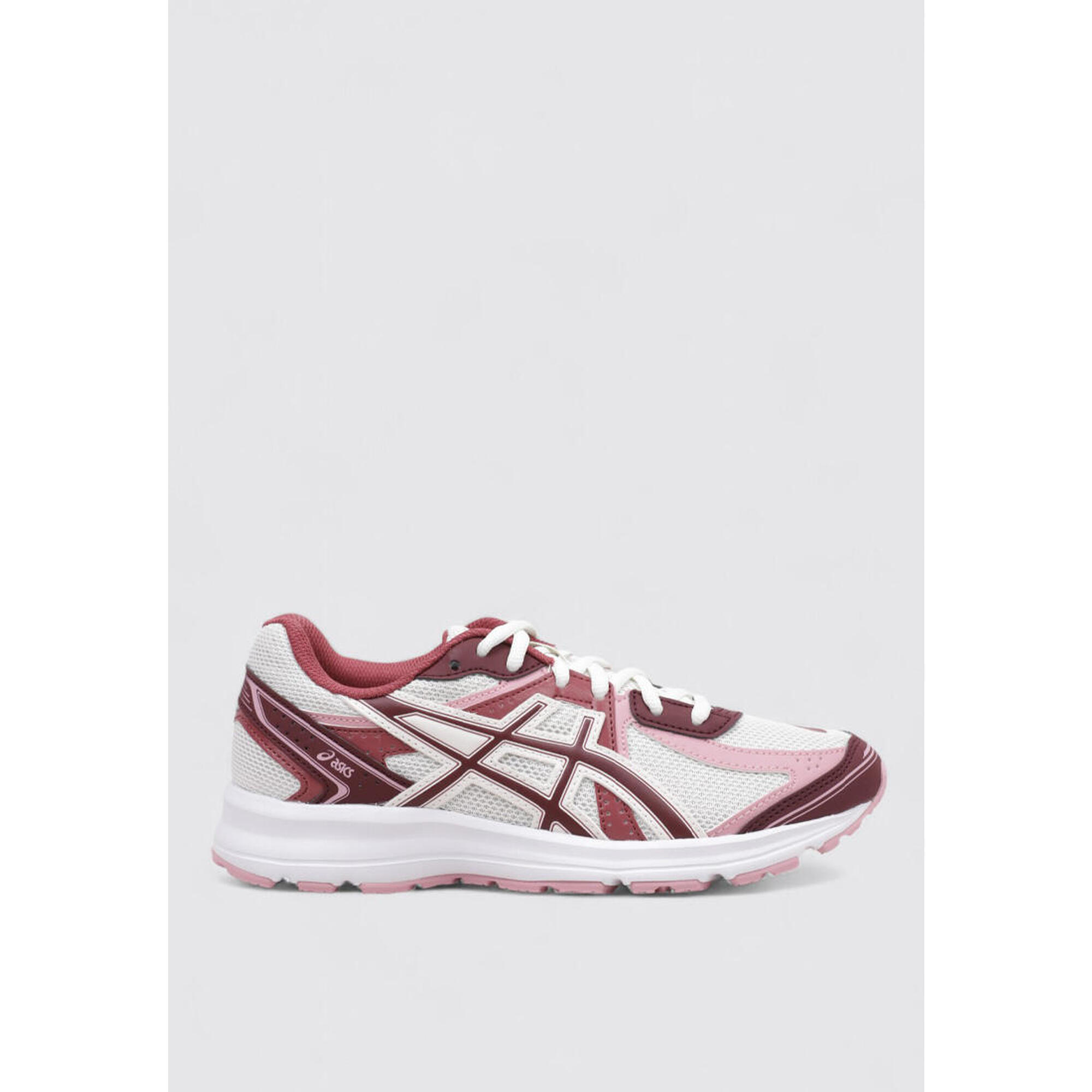 Asics - Chaussure De Randonnée Baskets Femme Asics Jog 100s Blan - Baskets - Blanc|marron|rouge - Decathlon