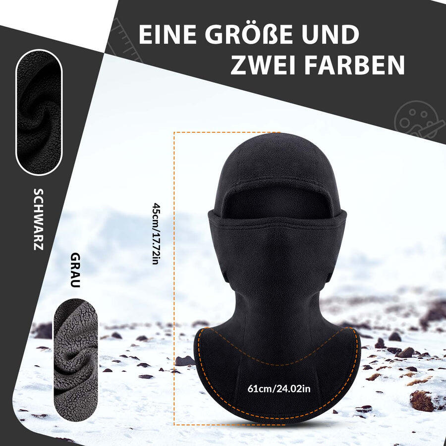 Balaclava de lã unissex para inverno ROCKBROS 6/6
