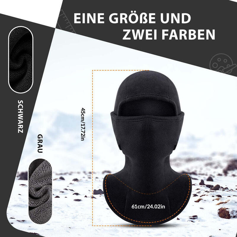 Balaclava de iarnă unisex ROCKBROS