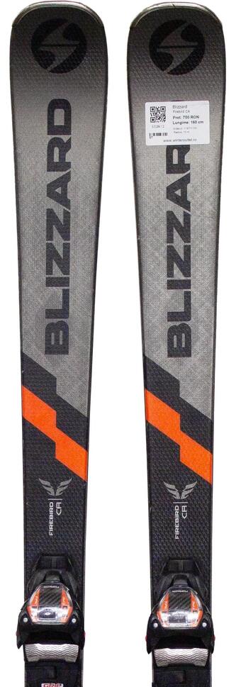 Używane narty - BLIZZARD Firebird CA, 160 cm, stan bardzo dobry