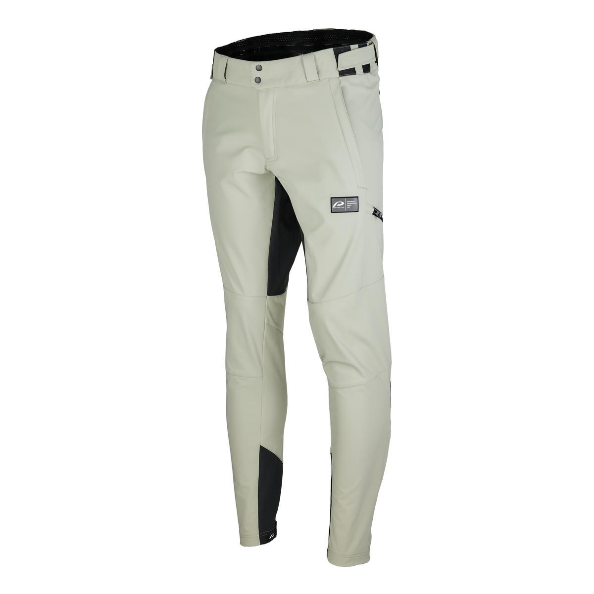 Protective - Pantalon Softshell - Cyclisme - Outdoor - Homme - P-engine Warm - Olive Clair - Pantalons - Noir|vert - Decathlon