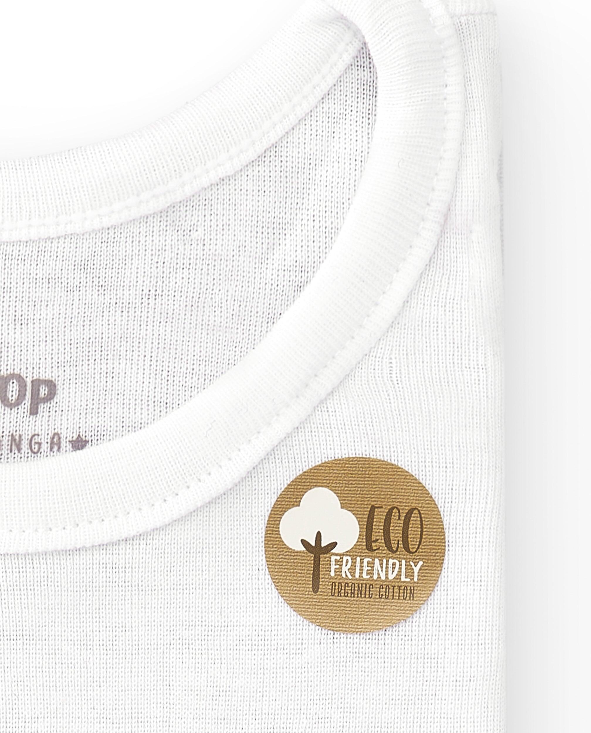 Camiseta interior de sisa niño algodón orgánico 2/4
