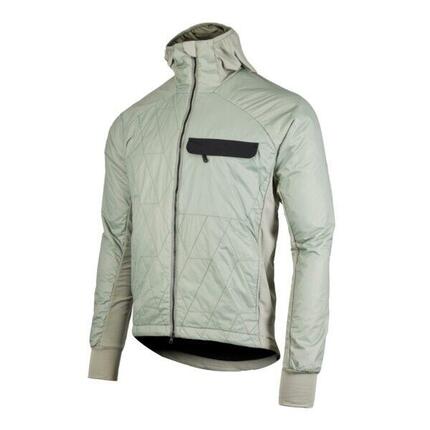 Veste hybride matelassée - Cyclisme - Homme - P-Macro - olive clair
