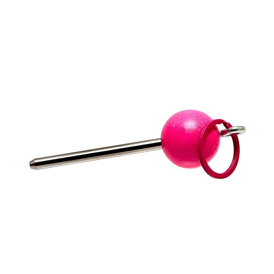 Bouleset couleur néon magenta-1 boule aimantée-1 traceur de terrain-1 cochonnet 5/7