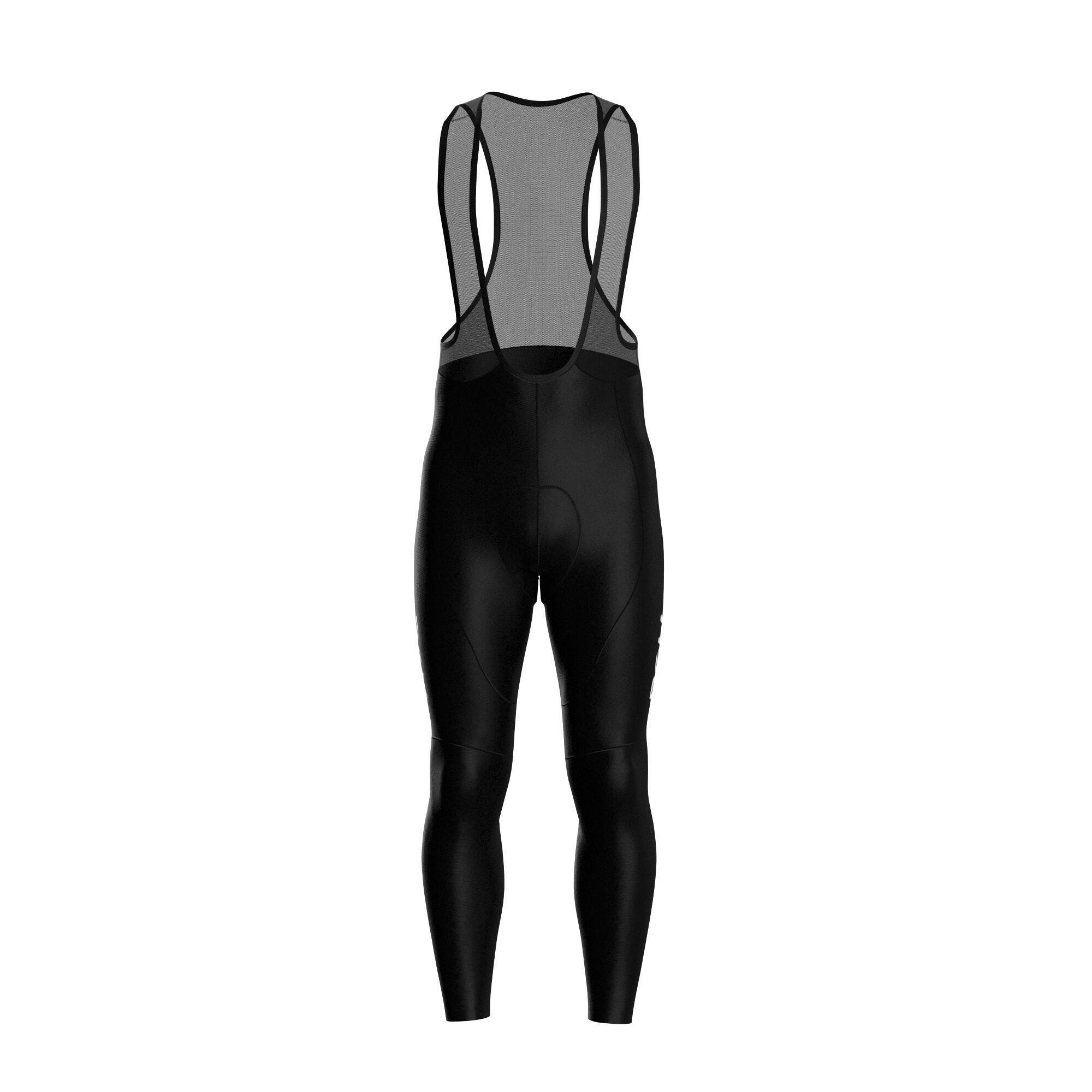 Poli - Collant Cycliste À Bretelles Homme - Daniel Essentiel - Cuissard De Vélo À Bretelles - Noir - 40 M - Decathlon