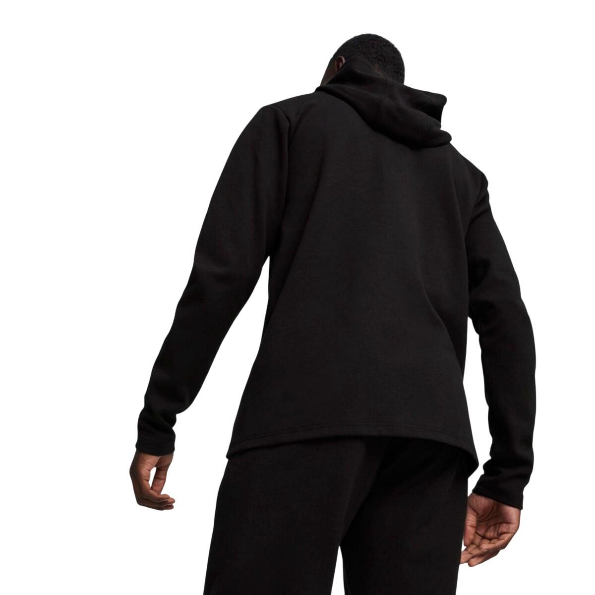"TeamFINAL Casuals" Kapuzenjacke für Herren Schwarz 3/7