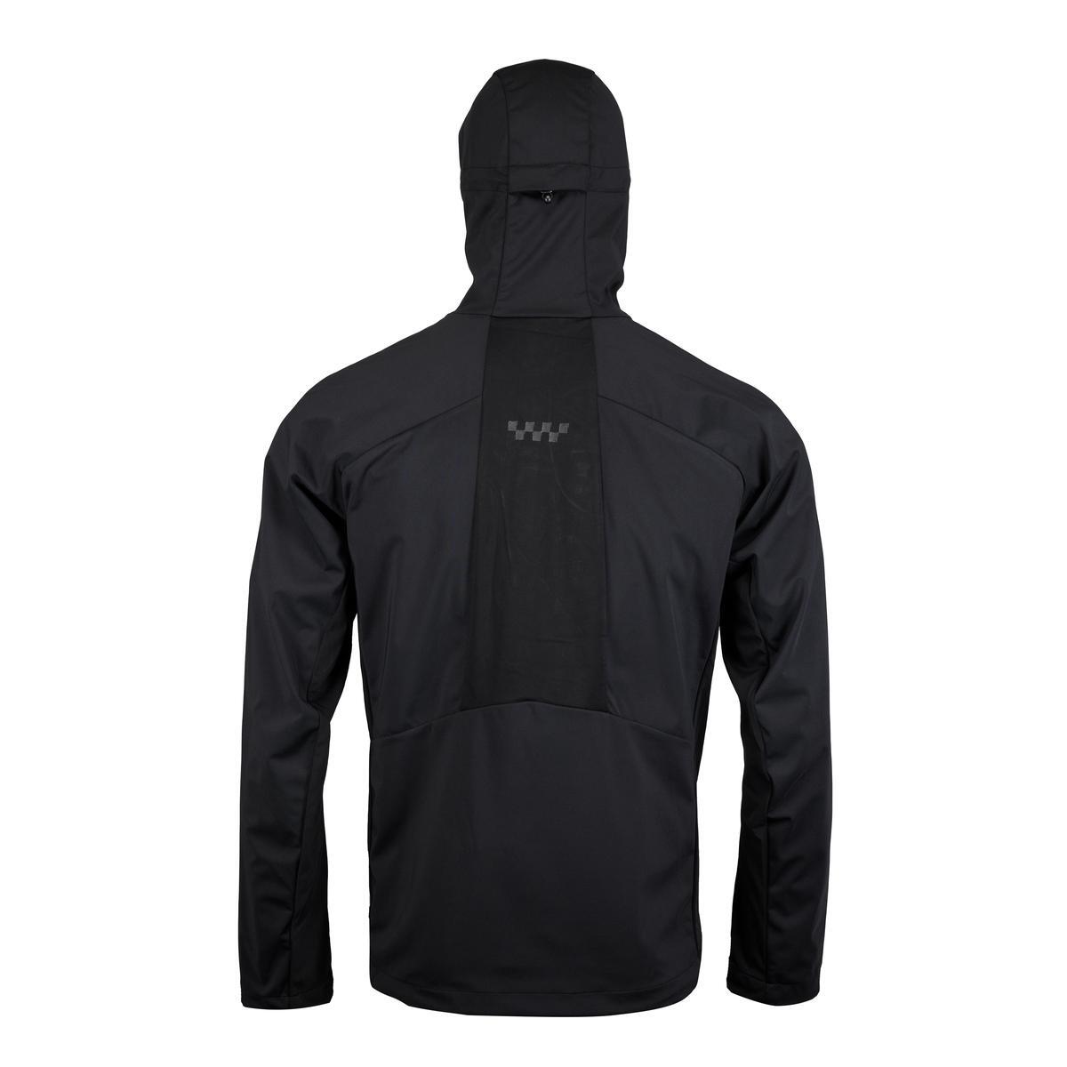 Softshell - Kapuzenjacke - Outdoor - Hombre - P-Falda - negro 3/6