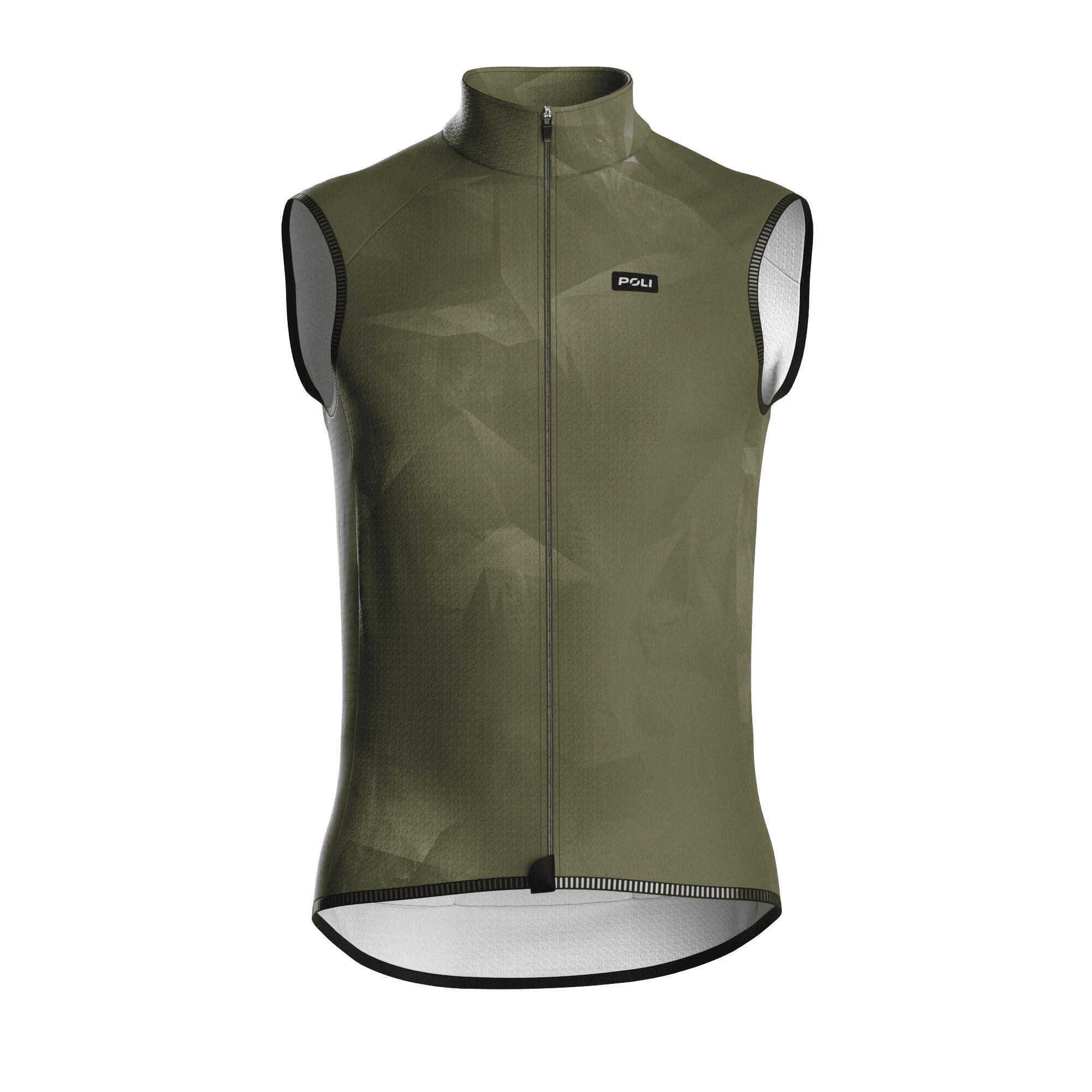 Poli - Gilet Cyclisme Sans Manches Unisexe - Prisme - Coupe Vent - Vert - Decathlon