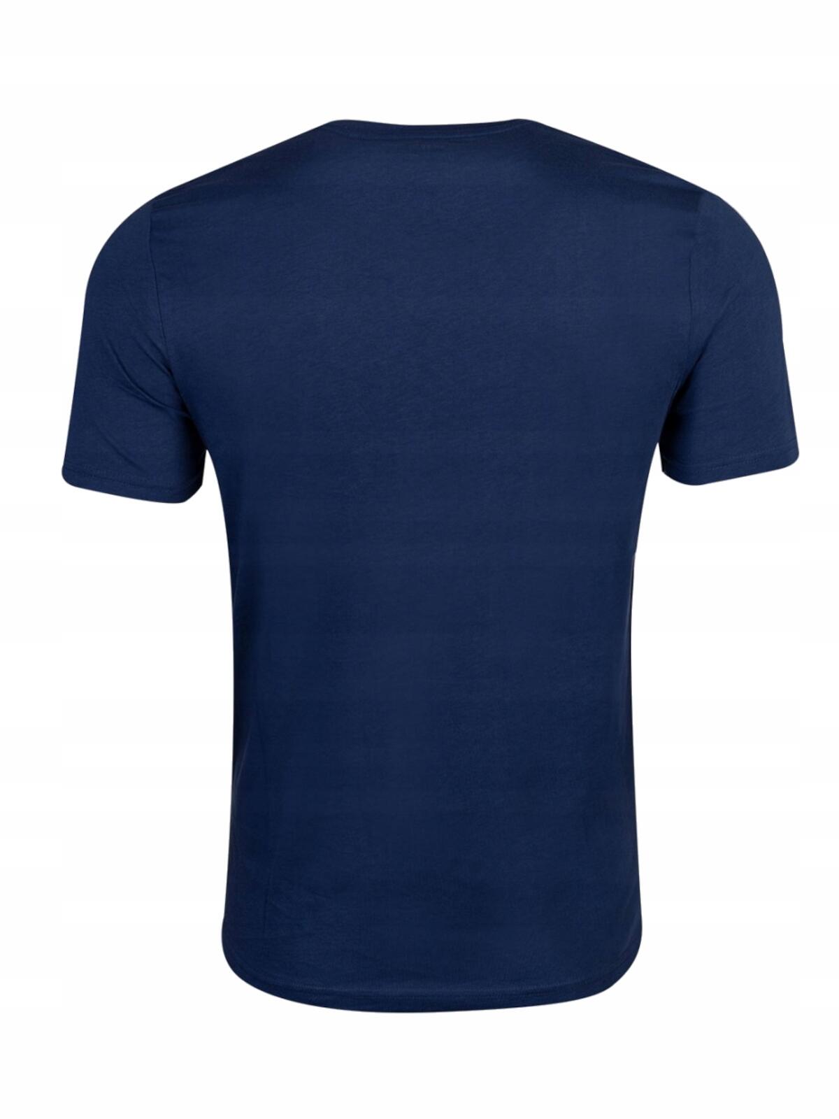 KOSZULKA męska MUSTANG 4222-2100-555 t-shirt sportowa granatowa bawełna XXL 4/4