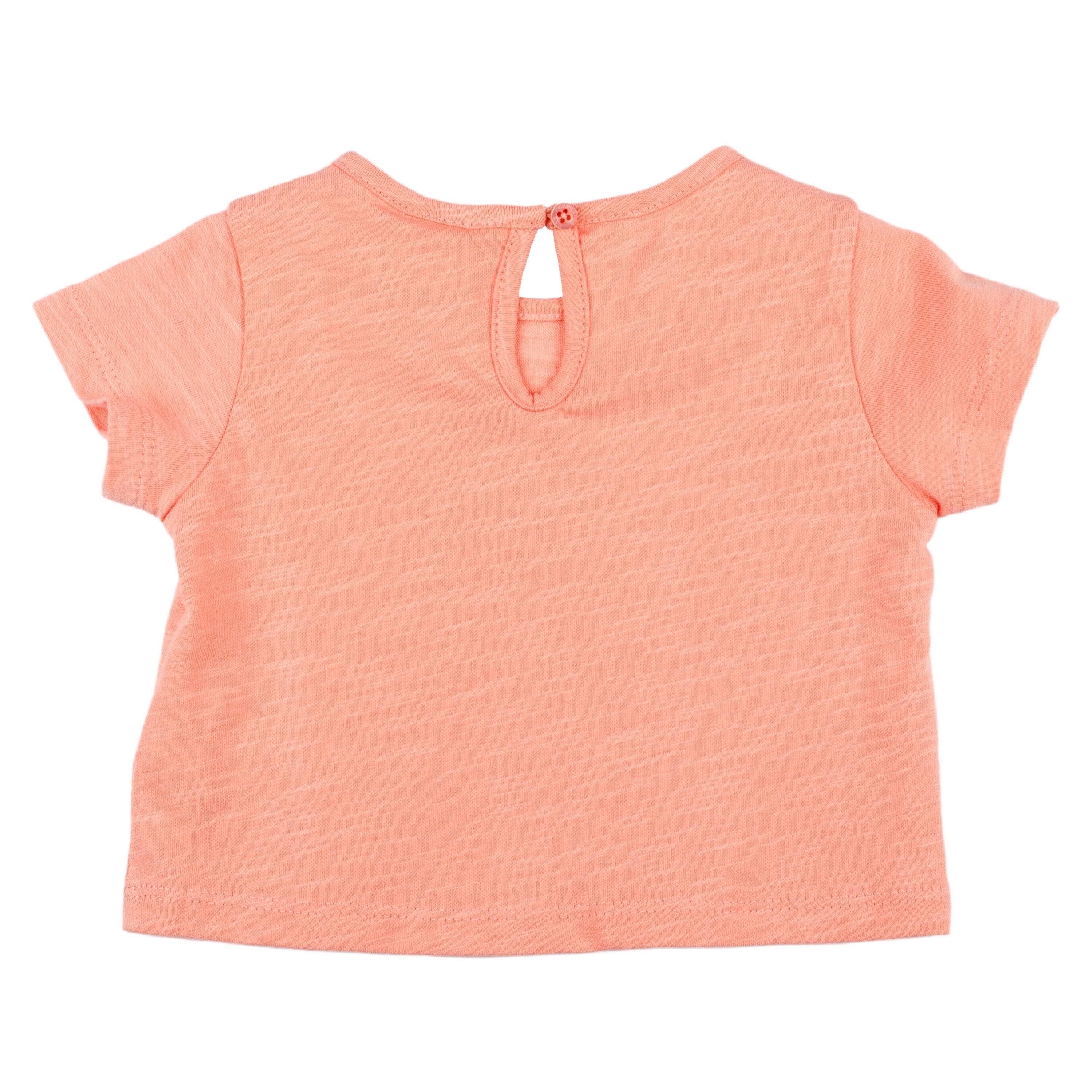 Camiseta de bebé coral arcoiris 4/5