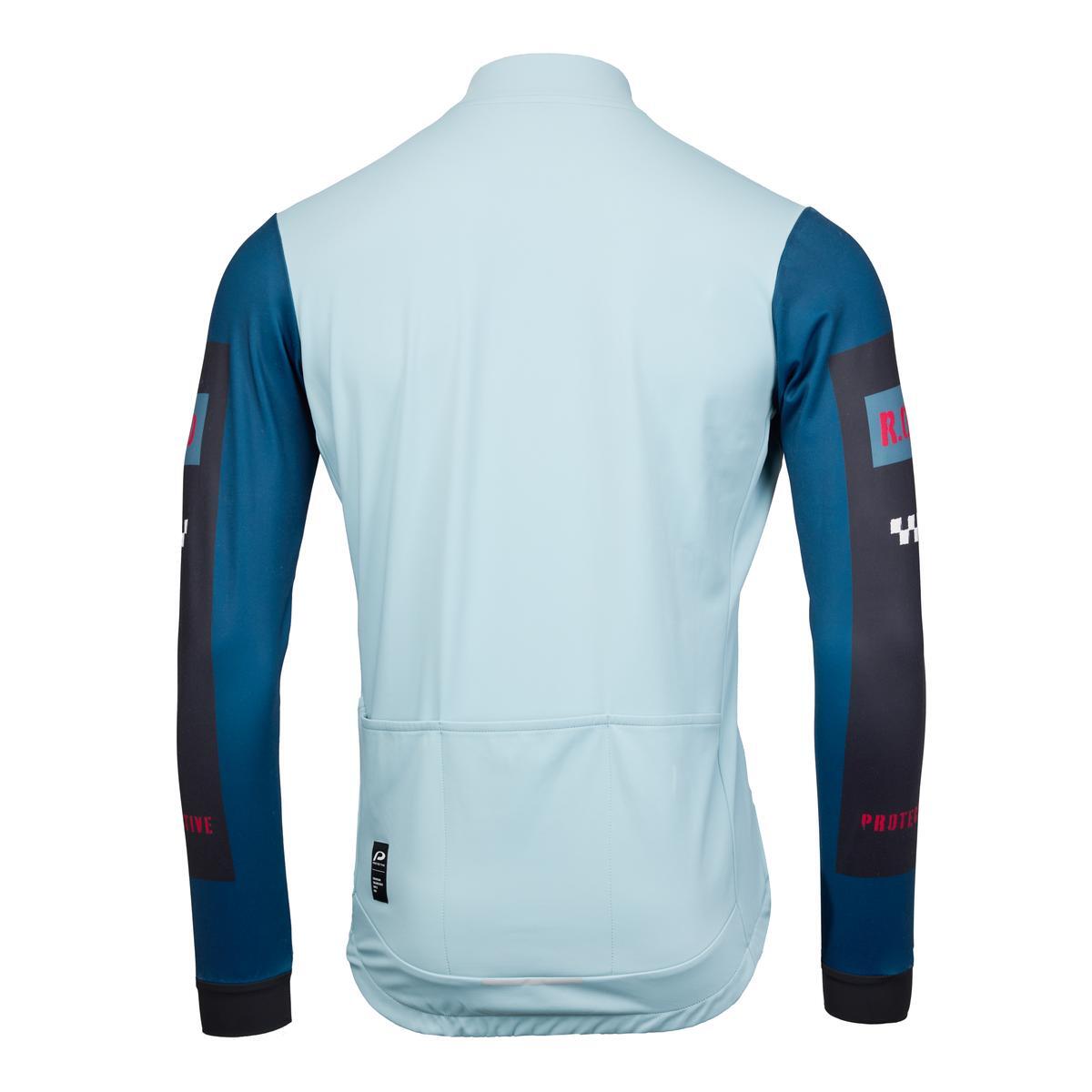 Maglia Manica Lunga - Bici - MTB - Gravel - Fullzip - P-Jameson azzurro 3/6