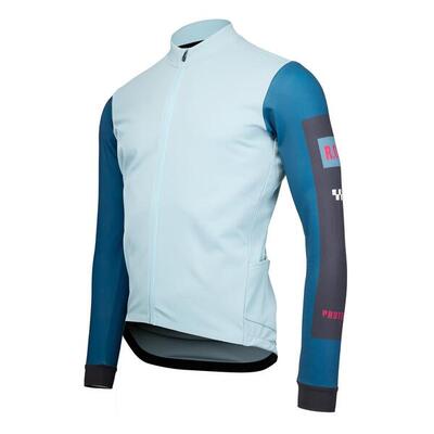 Shirt met lange mouwen - fiets - mtb - gravel - fullzip - p-jameson lichtblauw