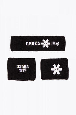 Set di fasce antisudore Osaka | Nero-Bianco