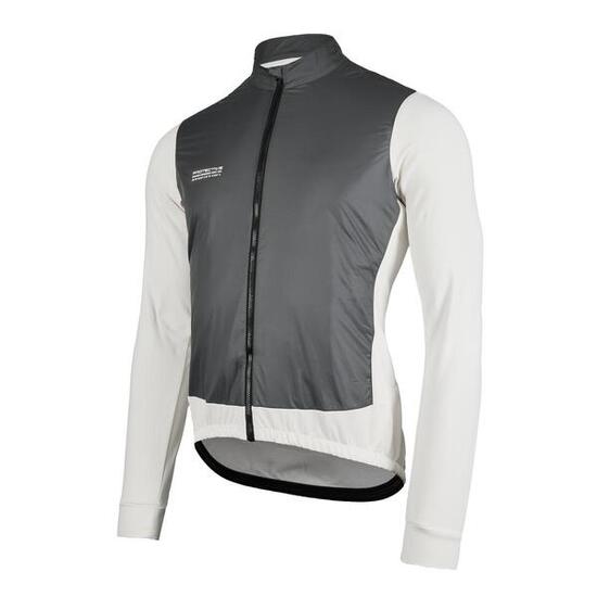 Ibrido - Langarmtrikot-Fullzip - Herren - P-Bianco Marmo - bianco sporco