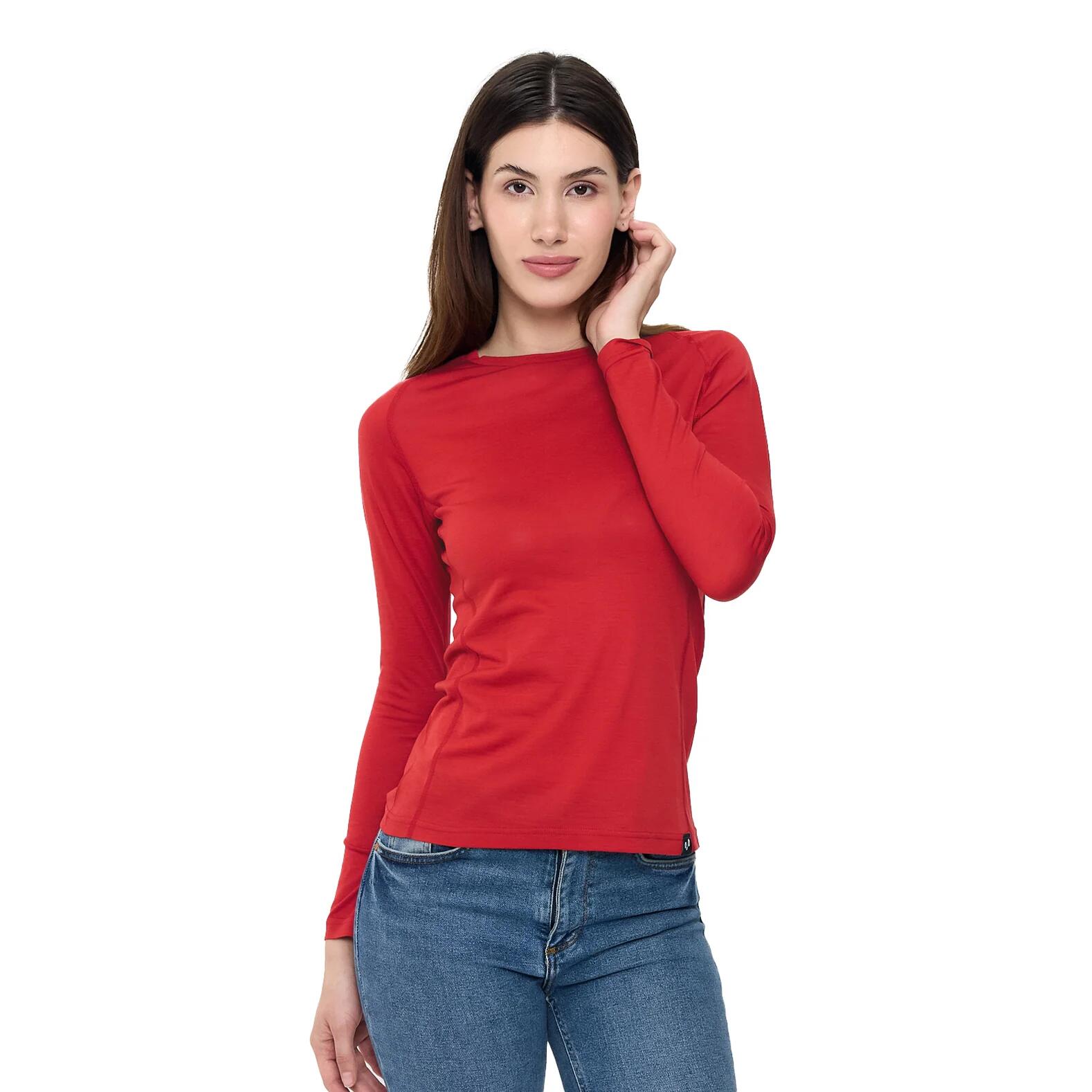 Kona - Cienka Koszula z Długim Rękawem (100% Wełny Merino) 5/5