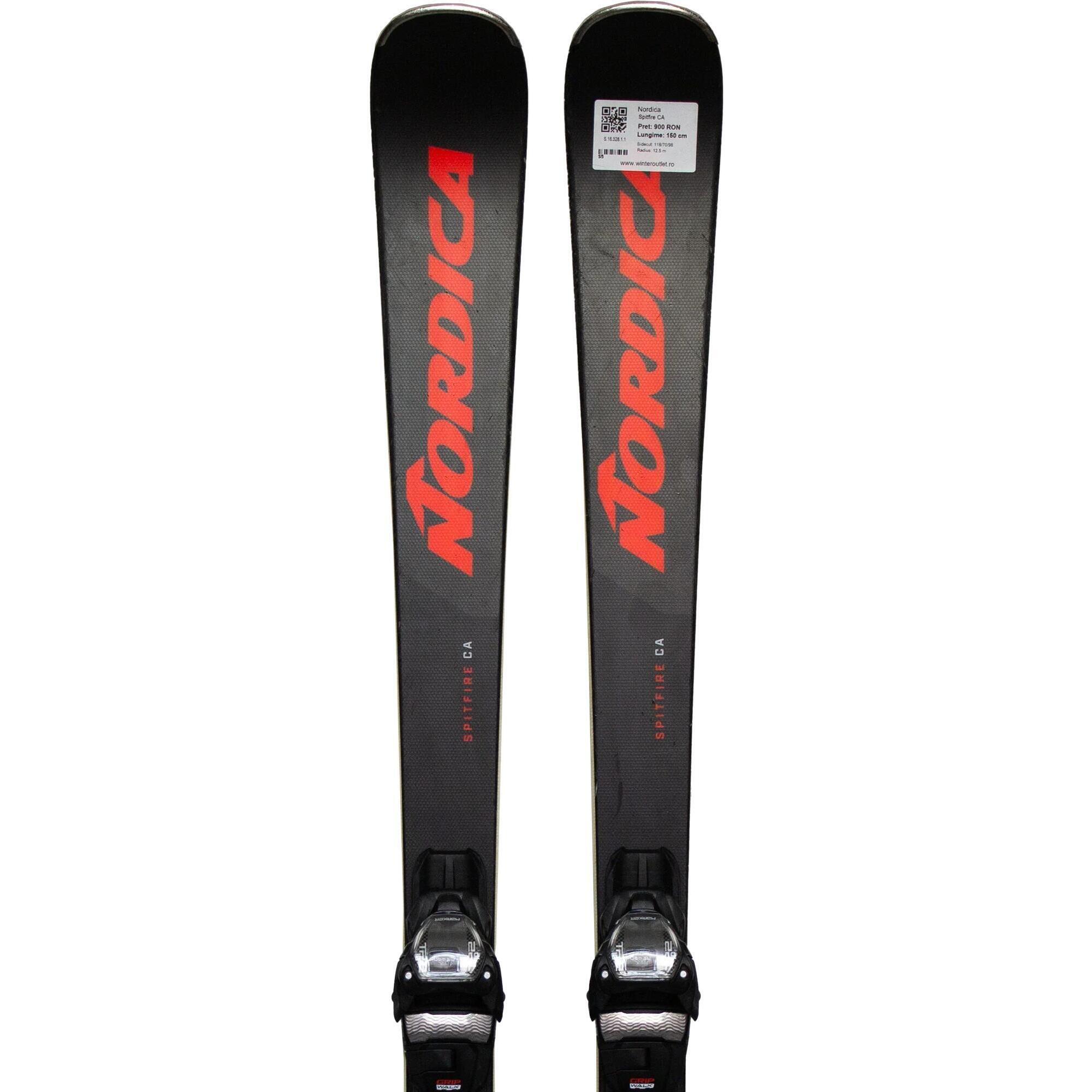 Używane narty - NORDICA Spitfire CA, 150 cm, stan bardzo dobry