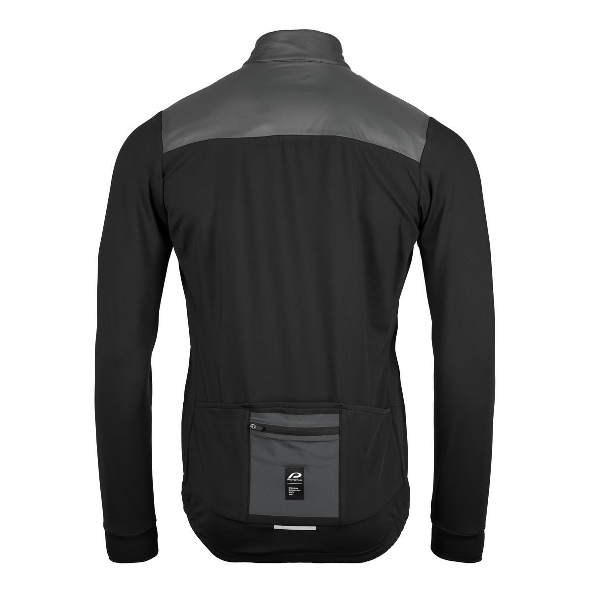 Hybrid - Maglia Manica Lunga Fullzip - Uomo - P-White Marble - nero 3/6