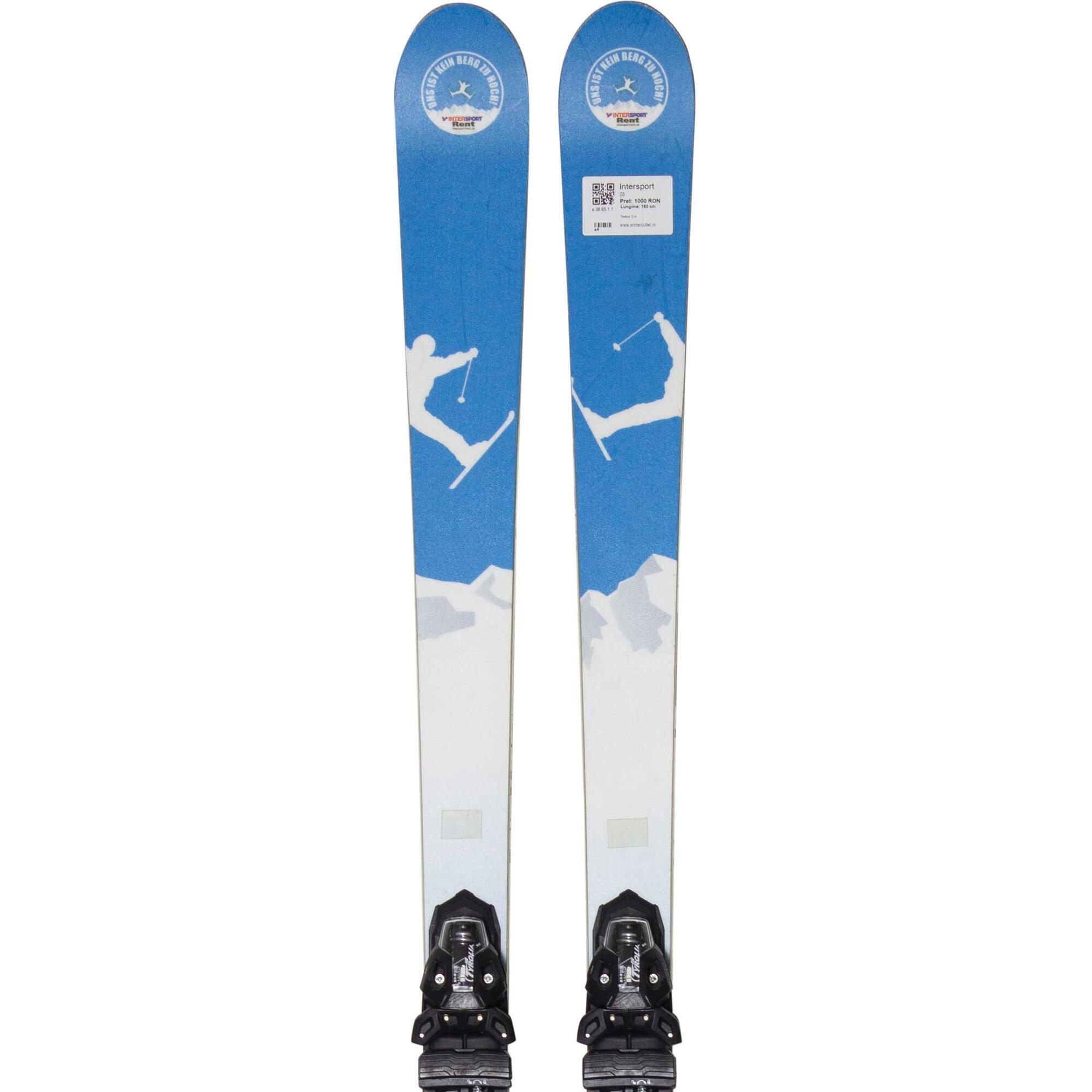Używane narty - Intersport GS, 180 cm, stan bardzo dobry